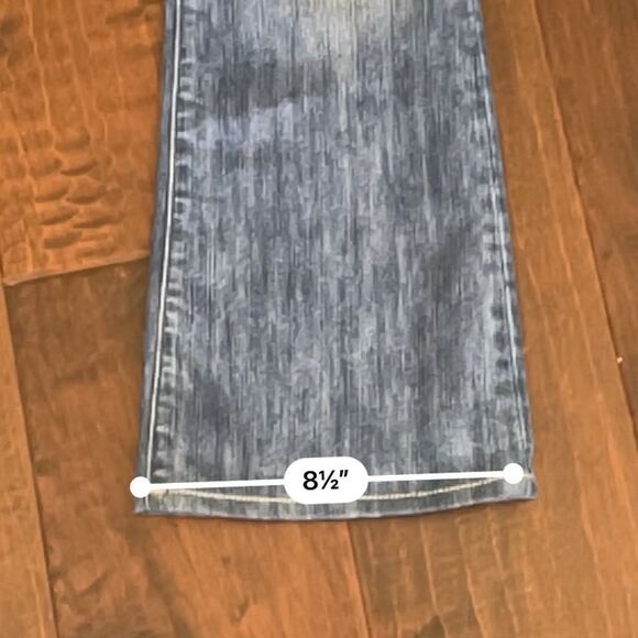 Rock & Republic Y2K Blue Tag Low Rise Bootcut Jeans Roth Acid Blue Jeans Sz 27 - Picture 11 of 13